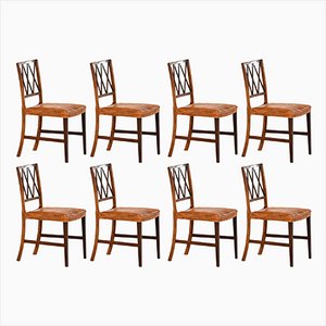 Dining Chairs attributed to Ole Wanscher for A.J. Iversen, 1942, Set of 8