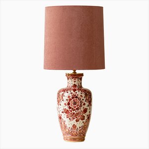 Vintage Delfts Rood Willa Table Lamp from Regina