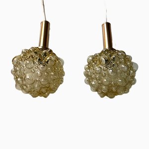 Bubble Pendant Lamps by Helena Tynell for Limburg, 1960s, Set of 2