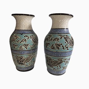 Art Deco Vases from Keramis, 1920s, Set of 2