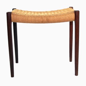 Vintage Rosewood Stool by Niels Otto Møller for J.L. Møllers