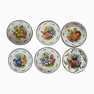 Piatti di Ceramica Bassano, anni '60, set di 6
