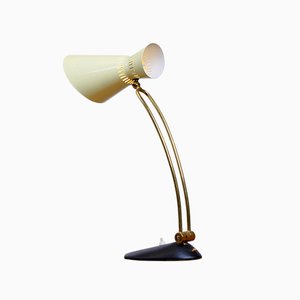 Lámpara de mesa diábolo de latón de Cosack, años 50