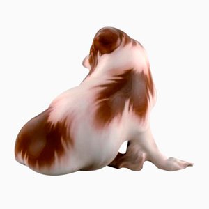 Porcelain Model 1637 Pekingese Sculpture from Bing & Grondahl