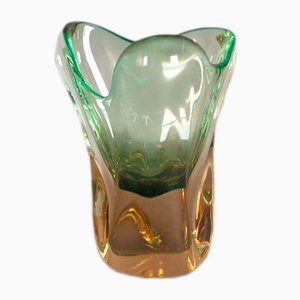 Vase by Josef Hospodka for Chribsa Glas, 1950s