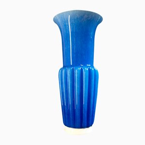 Vase Bleu de Barovier & Toso, 1980s