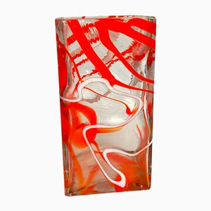 Glass Vase by Toni Zuccheri for VeArt, 1970s