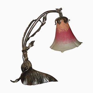 Lampe de Bureau Art Nouveau par Louis Majorelle pour Daum