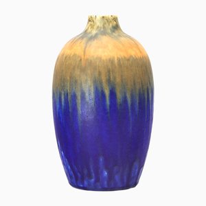 Crystalline Drip Glaze Vase from Ruskin Pottery, 1933