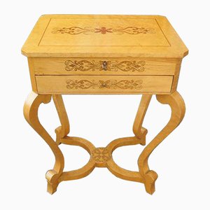 19th-Century Charles X Inlaid Coffee Table