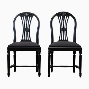 Set of Swedish Ax Dining Chairs, 1920s