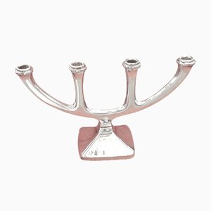 Mid-Century Sterling Silver 4-Arm Candleholder from Jakob Grimminger