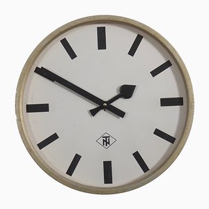 Orologio vintage industriale di Telefonbau Und Normalzeit, anni '60