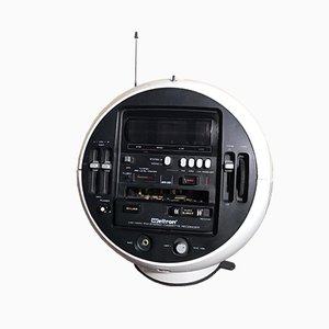 Radio modelo 2004 Stereo 7 Space Ball de Weltron, años 70