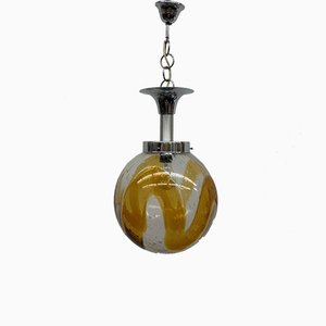 Murano Glass Pendant Lamp from Mazzega, 1970s