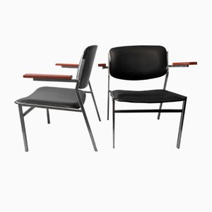 Set of Low Stacking Cocktail Chairs by Martin Visser, 1960s