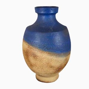 Vaso grande in ceramica di Martha Glatzle per Karlsruher Majolika, anni '60