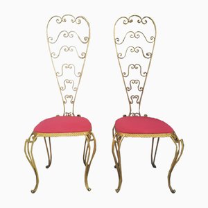 Set of Highback Chairs, 1950s