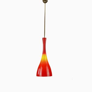 Glass Pendant Lamp from Stilnovo, 1950s