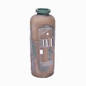 Vase Mid-Century Moderne en Grès, 1960s