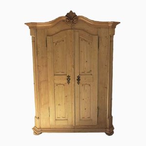 Antique Wilhelminian Softwood Wardrobe