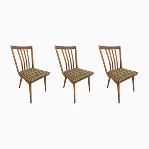 Czech Dining Chairs, 1960s, Set of 3