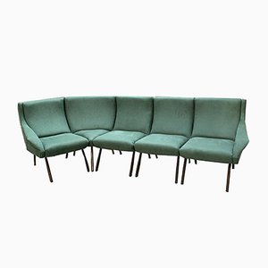 Set di sofà modulare vintage, Italia, anni '50