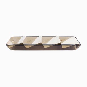 Silver Plated Architectural Serving Dish by Lino Sabattini, 1960s
