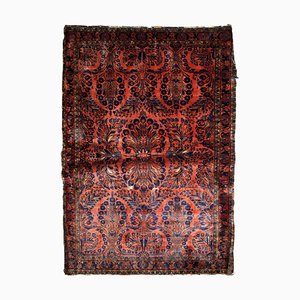 Roter orientalischer Vintage Teppich, 1920er