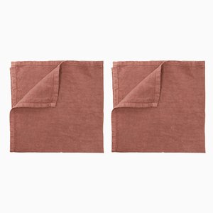 Light Weight Linen Napkins by Once Milano, Set of 4