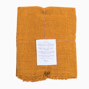 Linen Tasseled Throw Blanket by Once Milano