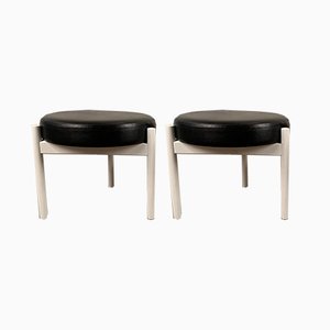 Set of Mid-Century Danish Stools by Hugo Frandsen for Spøttrup