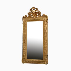 Miroir Antique Victorien en Bois Doré