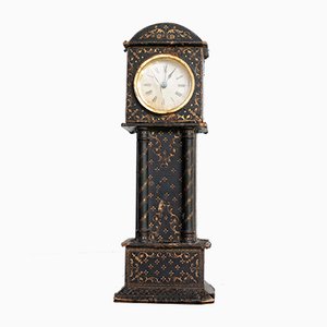 Reloj francés antiguo de cuero