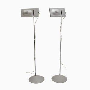 Duna Floor Lamps by Mario Barbaglia for Italian Luce, 1980s, Set of 2