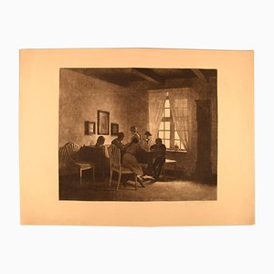 Antique Etching by Peter Ilsted