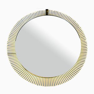 Miroir Circulaire Illuminé Mid-Century de Stilnovo