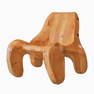 Solid Pine 104% Lounge Chair by Max Jungblut