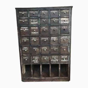 Antique Pigeon Hole Cabinet