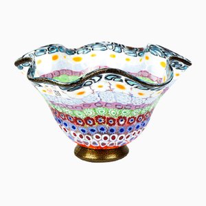 Murrina Millefiori Glass Bowl by Imperio Rossi for Made Murano Glass, 2019