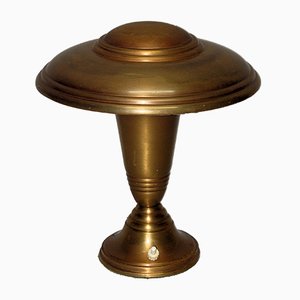 Art Deco Brass Table Lamp, 1930s