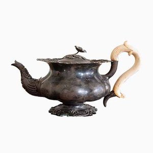 Antike Teekanne aus Silber