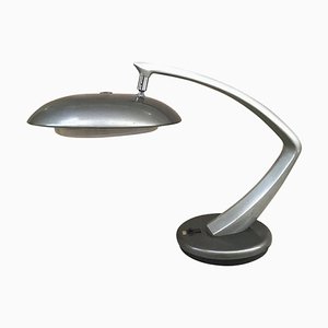 Metal and Plastic Boomerang Table Lamp, 1950s