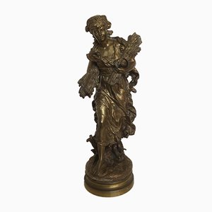 Sculpture Allégorie de l'Été Antique en Bronze par Hippolyte Moreau