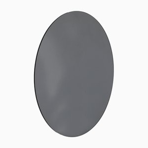 Black Tinted Orbis Frameless Round Mirror by Alguacil & Perkoff