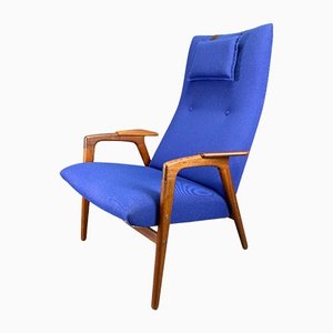 Vintage Blue Lounge Chair, 1960s