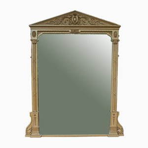 Large Antique Mantel Mirror