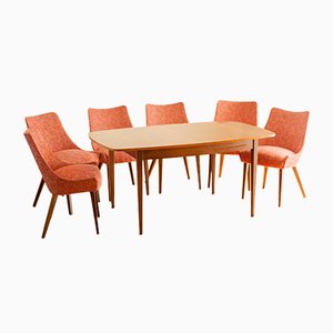 Set Table et Chaises par Ib Kofod Larsen pour G-Plan, 1950s, Set de 7