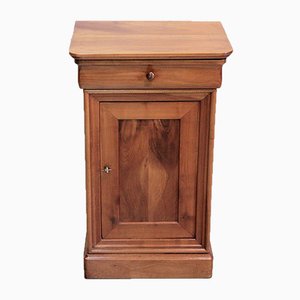 Antique Louis Philippe Style Cherry Wood Nightstand