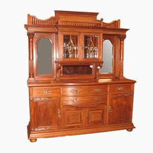 Großes englisches Vintage Mahagoni Sideboard